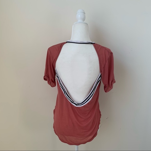 Free People Movement Zephyr Open Back Tee Shirt - Picture 7 of 9